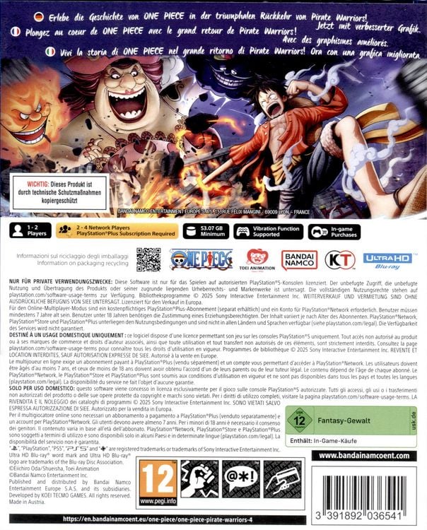 Produktbild: One Piece - Pirate Warriors 4