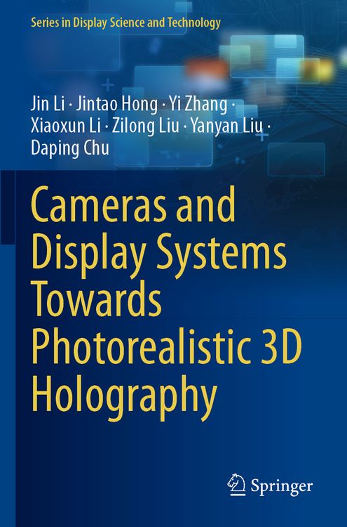 Produktbild: Cameras and Display Systems Towards Photorealistic 3D Holography