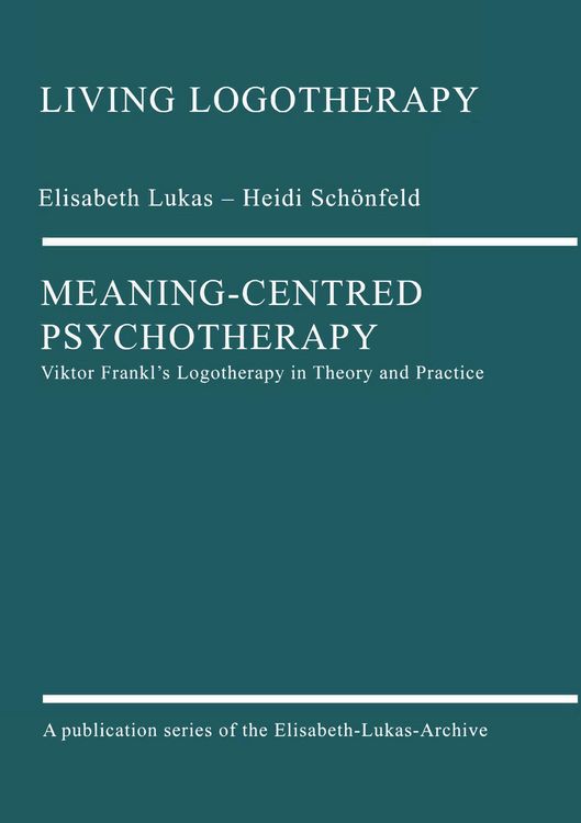 Produktbild: Meaning-Centred Psychotherapy