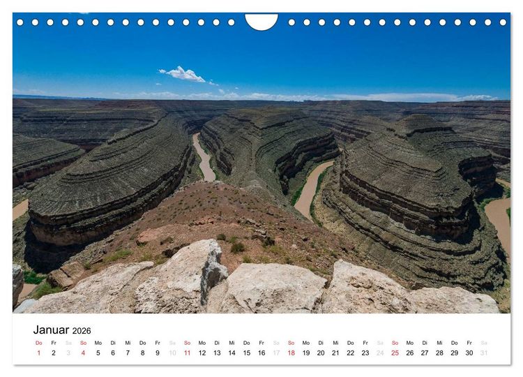 Produktbild: Nationalparks in Utah (Wandkalender 2026 DIN A4 quer), CALVENDO Monatskalender
