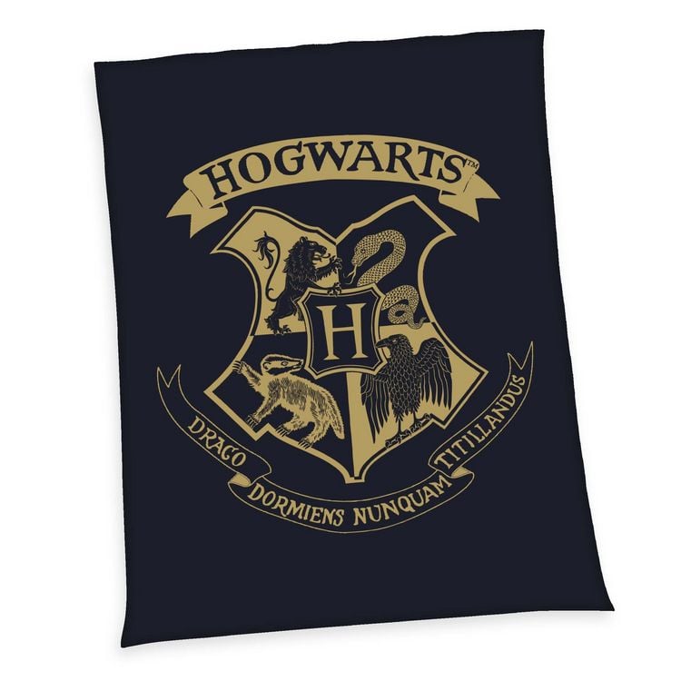 Produktbild: Klaus Herding - Harry Potter Decke dunkelblau 150200 cm