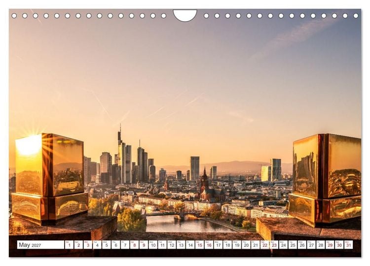 Produktbild: Frankfurt most beautiful places (Wall Calendar 2027 DIN A4 landscape), CALVENDO 12 Month Wall Calendar