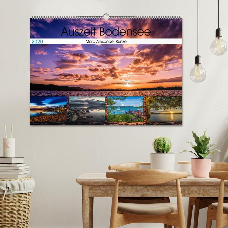 Produktbild: Auszeit Bodensee (Wandkalender 2026 DIN A2 quer), CALVENDO Monatskalender