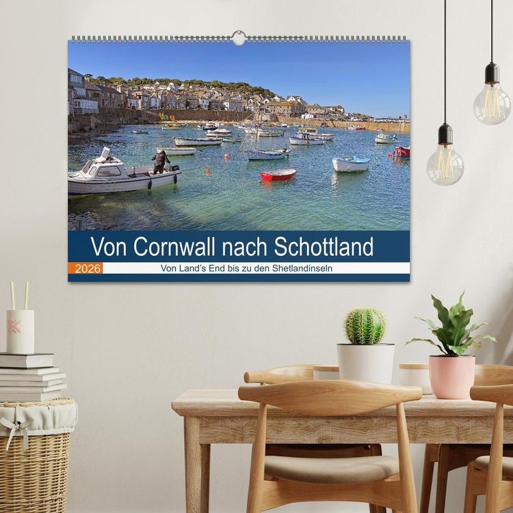 Produktbild: Von Cornwall nach Schottland (Wandkalender 2026 DIN A2 quer), CALVENDO Monatskalender