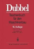 Produktbild: Dubbel: Taschenbuch f&uuml;r den Maschinenbau
