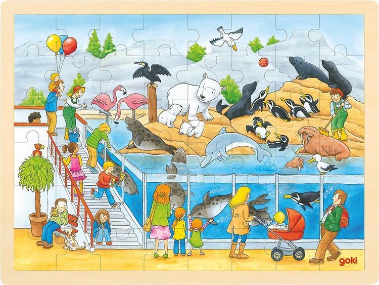 Produktbild: Einlegepuzzle Ausflug in den Zoo