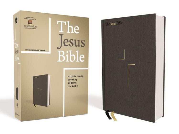 Produktbild: The Jesus Bible, ESV Edition, Cloth over Board, Gray