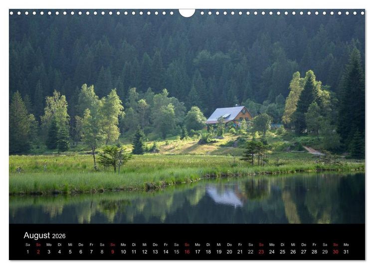 Produktbild: Bayerischer Wald - der Osten Bayerns (Wandkalender 2026 DIN A3 quer), CALVENDO Monatskalender