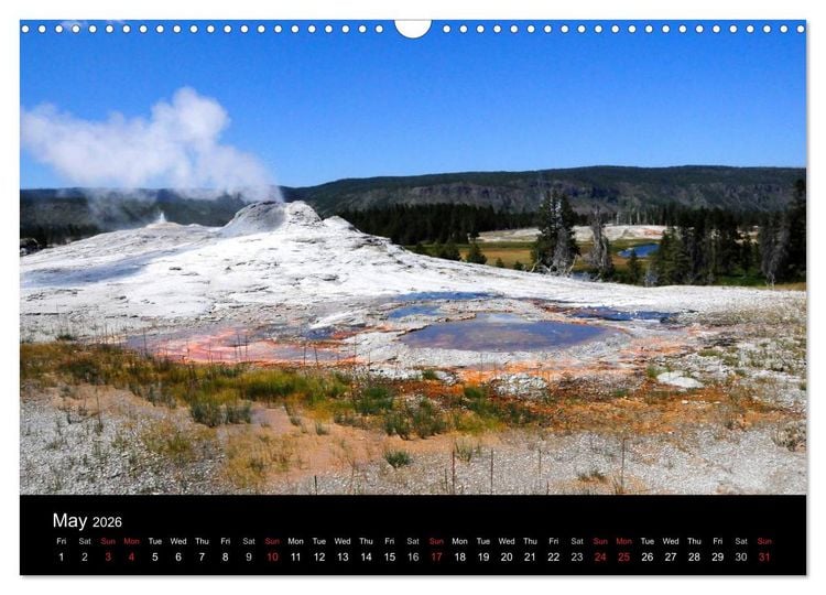 Produktbild: The Yellowstone National Park (Wall Calendar 2026 DIN A3 landscape), CALVENDO 12 Month Wall Calendar