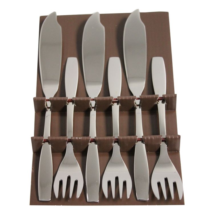 Produktbild: neuetischkultur Fisch-Besteckset 6tlg. Fisch-Besteckset 6tlg.