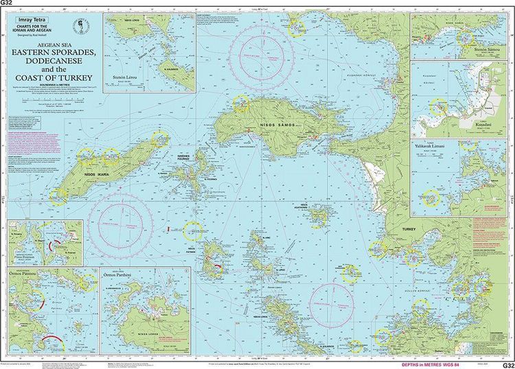 Produktbild: G32 Eastern Sporades, Dodecanese & the Coast of Turkey