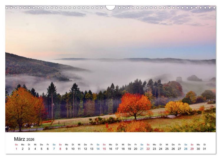 Produktbild: Odenwald - Impressionen (Wandkalender 2026 DIN A3 quer), CALVENDO Monatskalender