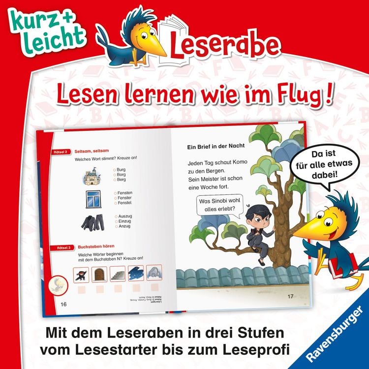 Produktbild: Leserabe 1. Lesestufe Kurz und leicht - Geheimauftrag f&uuml;r Ninja Komo