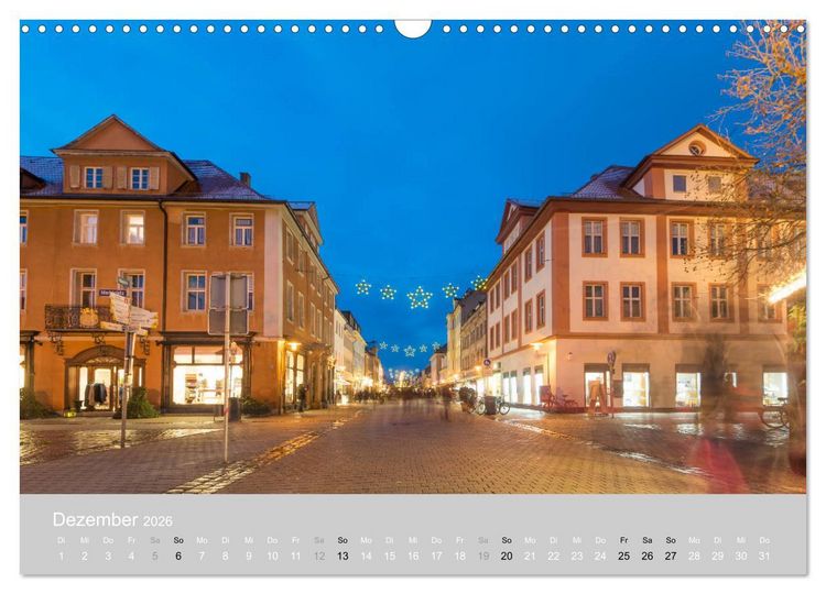 Produktbild: Hugenottenstadt Erlangen 2026 (Wandkalender 2026 DIN A3 quer), CALVENDO Monatskalender