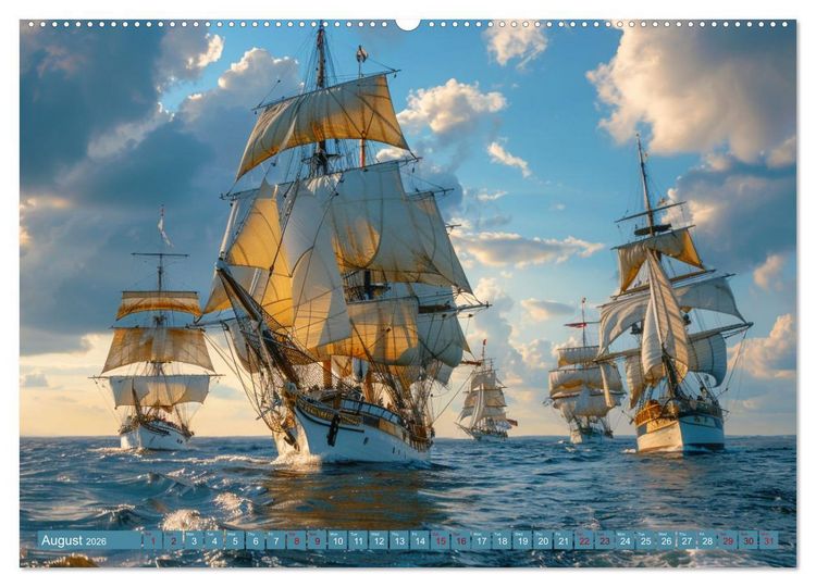 Produktbild: Sailing Through Seasons (Wall Calendar 2026 DIN A2 landscape), CALVENDO 12 Month Wall Calendar