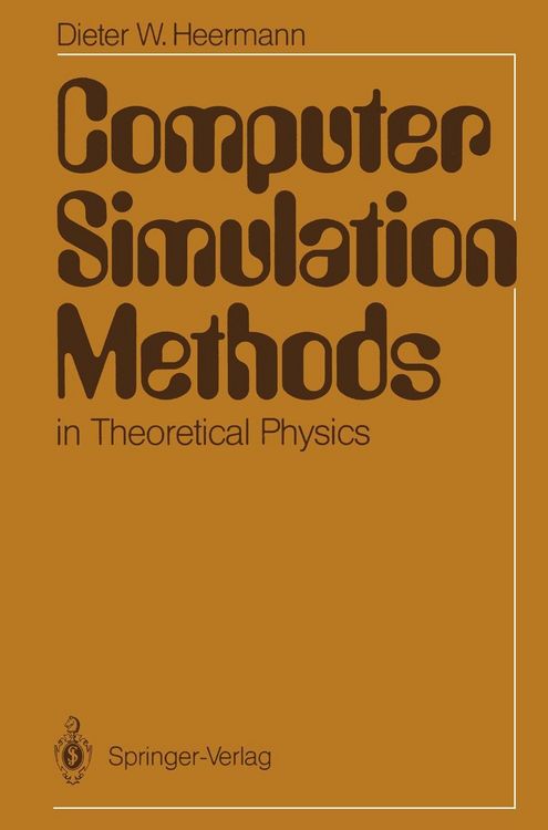 Produktbild: Computer Simulation Methods in Theoretical Physics