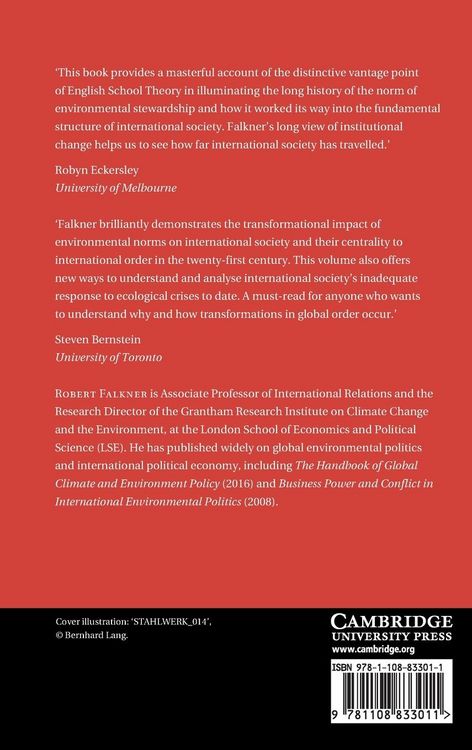 Produktbild: Environmentalism and Global International Society