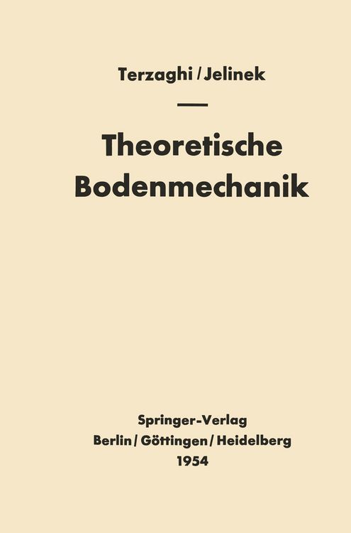 Produktbild: Theoretische Bodenmechanik