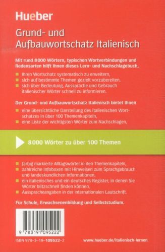 Produktbild: Grund- und Aufbauwortschatz Italienisch