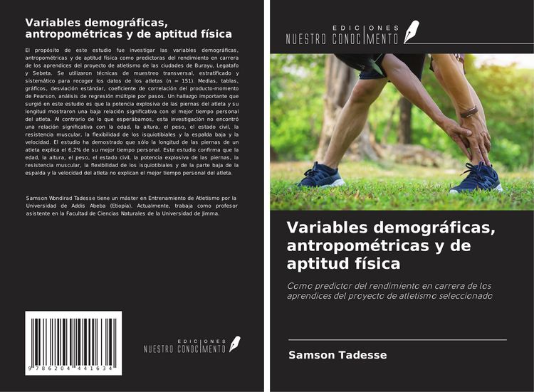 Produktbild: Variables demogr&aacute;ficas, antropom&eacute;tricas y de aptitud f&iacute;sica