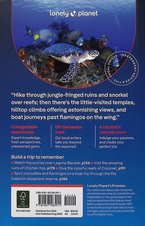 Produktbild: Lonely Planet Cancun, Cozumel & the Yucatan