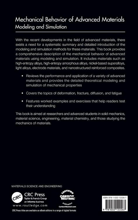Produktbild: Mechanical Behavior of Advanced Materials