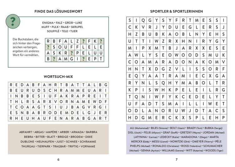 Produktbild: Wortsuchr&auml;tsel I &Uuml;ber 250 R&auml;tsel