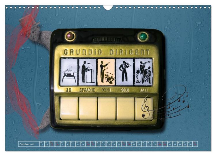 Produktbild: Lebensfreude Radio (Wandkalender 2026 DIN A3 quer), CALVENDO Monatskalender