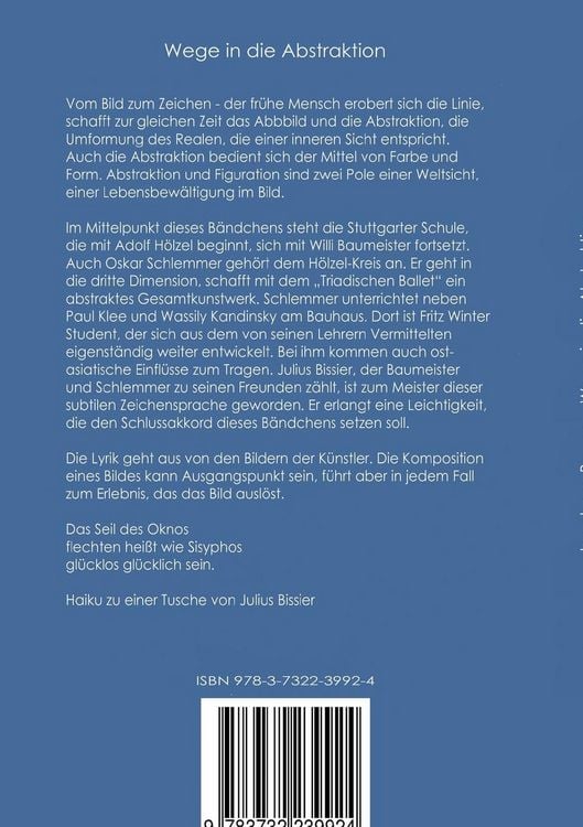 Produktbild: Wege in die Abstraktion