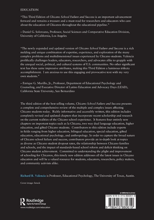 Produktbild: Chicano School Failure and Success