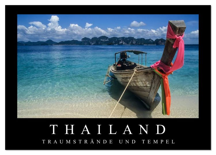 Produktbild: Thailand - Traumstr&auml;nde und Tempel (Wandkalender 2026 DIN A3 quer), CALVENDO Monatskalender