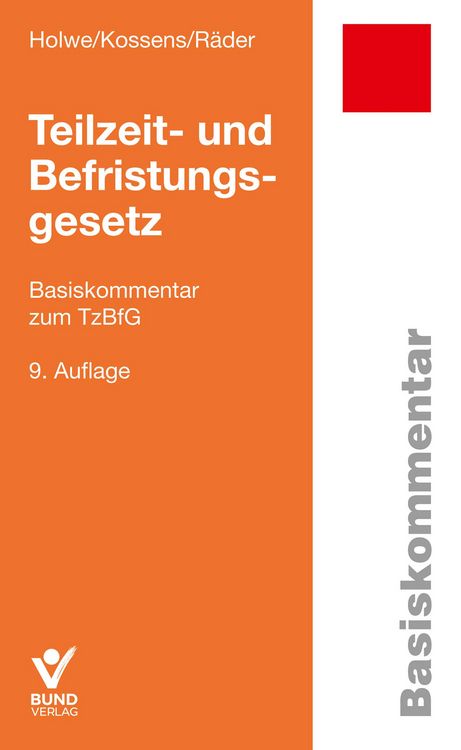 Produktbild: Teilzeit- und Befristungsgesetz