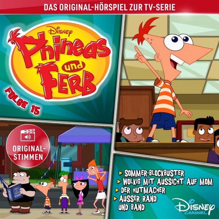 Produktbild: 15: Sommer-Blockbuster / Wolkig mit Aussicht auf Mom / Der Hutmacher / Au&szlig;er Rand und Band (H&ouml;rspiel zur Disney TV-Serie)