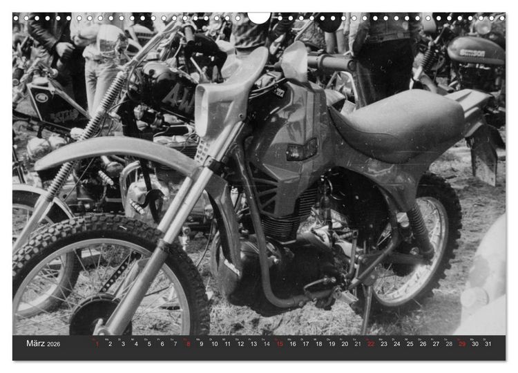 Produktbild: east Rider - Biker und Bikes aus der DDR (Wandkalender 2026 DIN A3 quer), CALVENDO Monatskalender