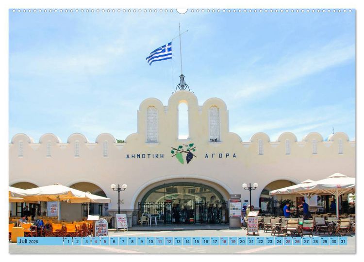 Produktbild: Griechische Insel Kos (Wandkalender 2026 DIN A2 quer), CALVENDO Monatskalender