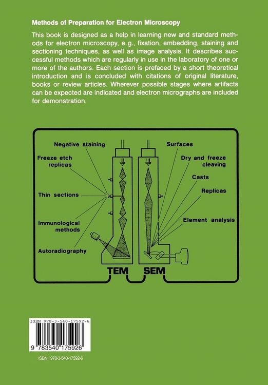 Produktbild: Methods of Preparation for Electron Microscopy