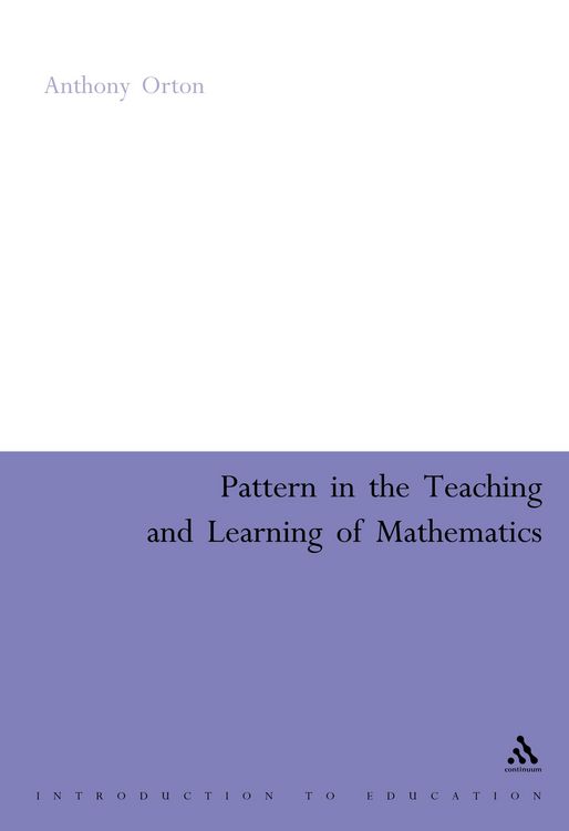 Produktbild: Pattern in the Teaching and Learning of Mathematics