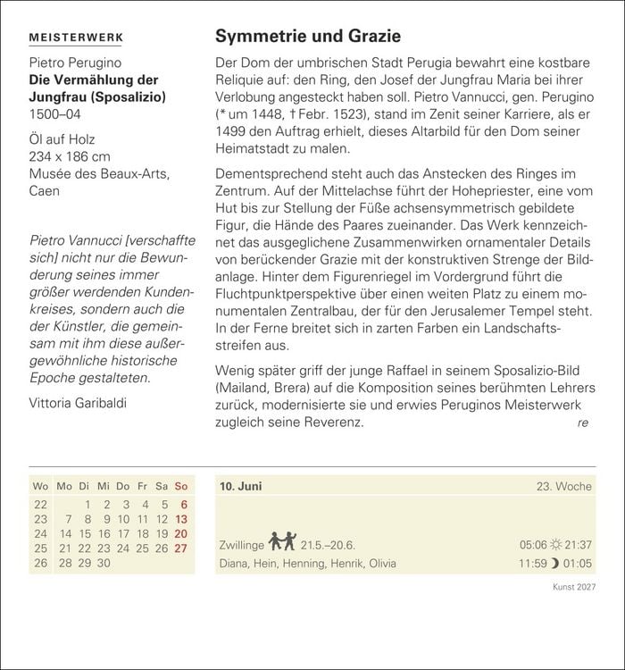 Produktbild: Kunst Tagesabrei&szlig;kalender 2027 - Kulturkalender - K&uuml;nstler, Werke, Museen