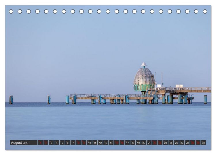 Produktbild: R&uuml;gen - Inseltraumblicke (Tischkalender 2026 DIN A5 quer), CALVENDO Monatskalender