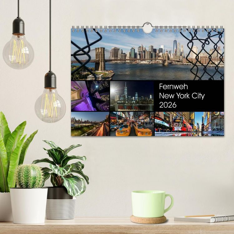 Produktbild: Fernweh New York City (Wandkalender 2026 DIN A4 quer), CALVENDO Monatskalender