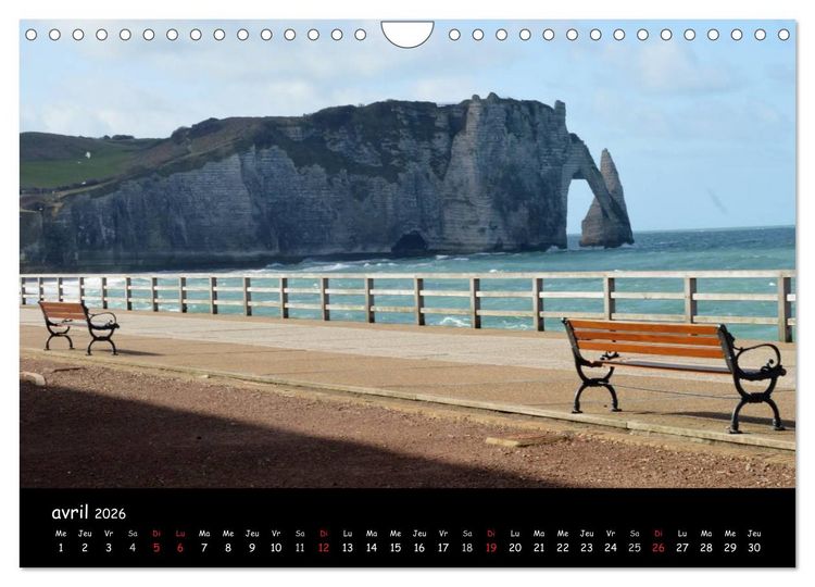 Produktbild: MA NORMANDIE (Calendrier mural 2026 DIN A4 vertical), CALVENDO calendrier mensuel