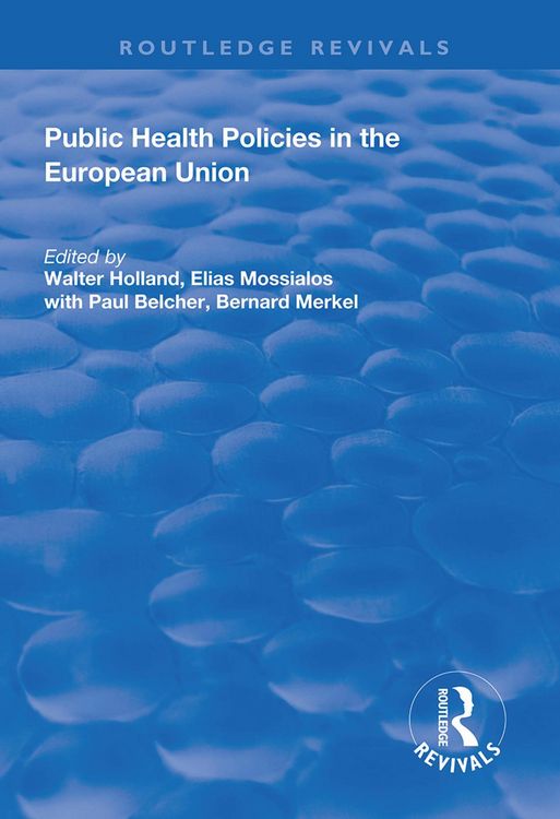 Produktbild: Public Health Policies in the European Union