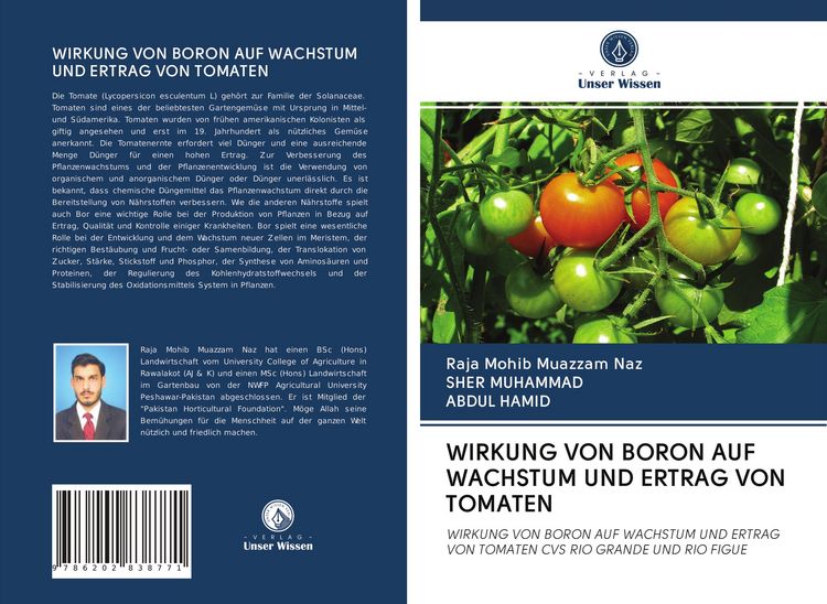 Produktbild: Wirkung von Boron Auf Wachstum und Ertrag von Tomaten