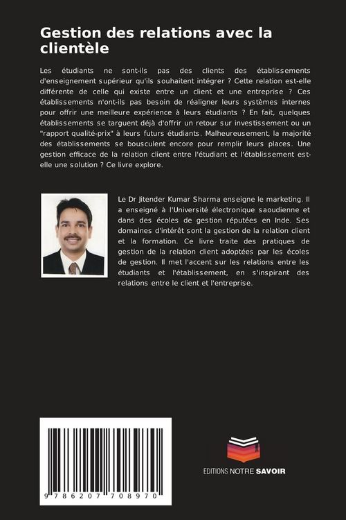 Produktbild: Gestion des relations avec la client&egrave;le