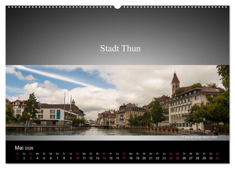 Produktbild: Panorama Schweiz (Wandkalender 2026 DIN A2 quer), CALVENDO Monatskalender