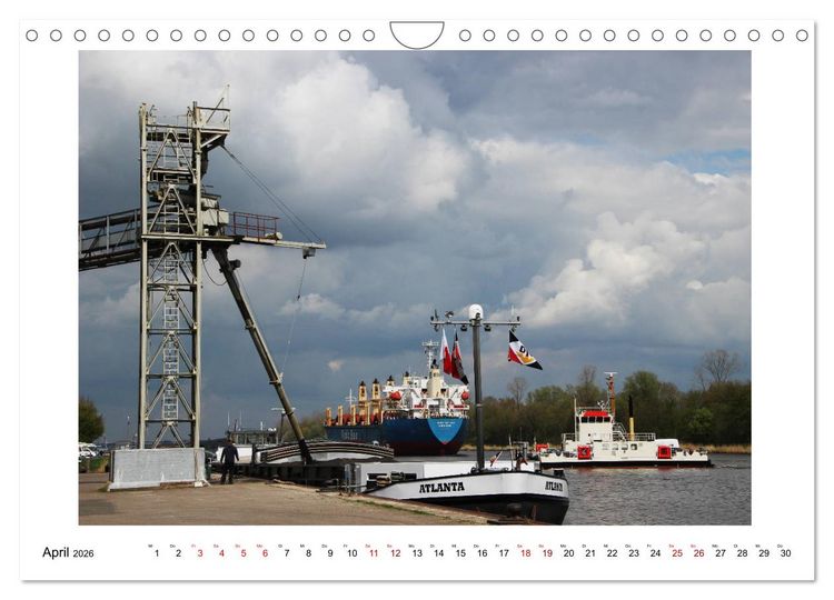 Produktbild: Zwischen Hochdonn & Brunsb&uuml;ttel: P&ouml;tte gucken am Kanal (Wandkalender 2026 DIN A4 quer), CALVENDO Monatskalender