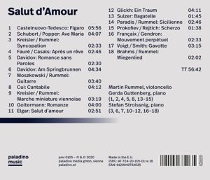 Produktbild: Salut d'Amour-Werke f&uuml;r Violoncello & Piano
