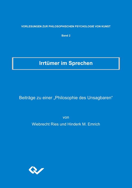 Produktbild: Irrt&uuml;mer im Sprechen
