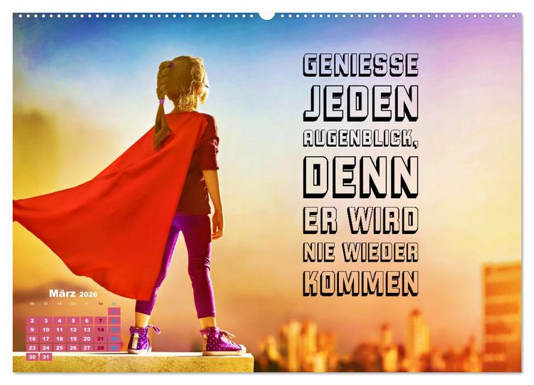 Produktbild: Work - Life - Balance - unterwegs mit coolen Spr&uuml;chen (Wandkalender 2026 DIN A2 quer), CALVENDO Monatskalender