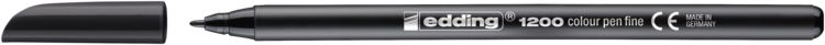 Produktbild: EDDING&reg; Fasermaler 1200, schwarz